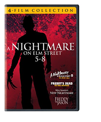 4 Film Favorites: Nightmare on Elm Street 5-8 (Freddy vs Jason, Freddy's Dead: The Final Nightmare,  DVD - GoodFlix