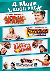 4 Movie Laugh Pack (Animal house / Fast Times at Ridgemont High / Dazed and Confused / Weird Science  DVD - GoodFlix