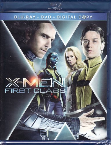 X-Men: First Class (Three-Disc Blu-ray/DVD Combo + Digital Copy)  Blu-ray - GoodFlix
