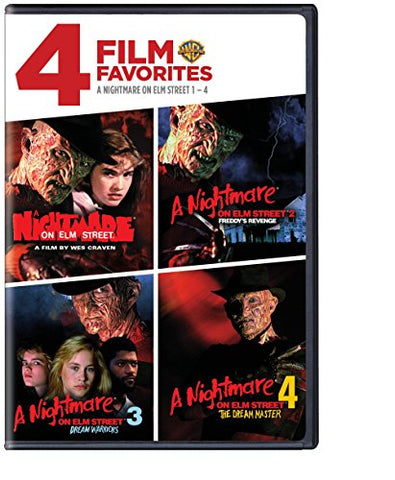 4 Film Favorites: Nightmare on Elm Street 1-4 (A Nightmare on Elm Street, Nightmare on Elm Street 2: