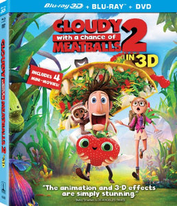Cloudy with a Chance of Meatballs 2 (Three-Disc Combo: Blu-ray 3D + Blu-ray + DVD)