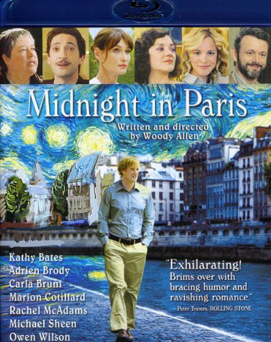 Midnight In Paris - Wilson, Mcadams, Bates, Brody Blu-ray
